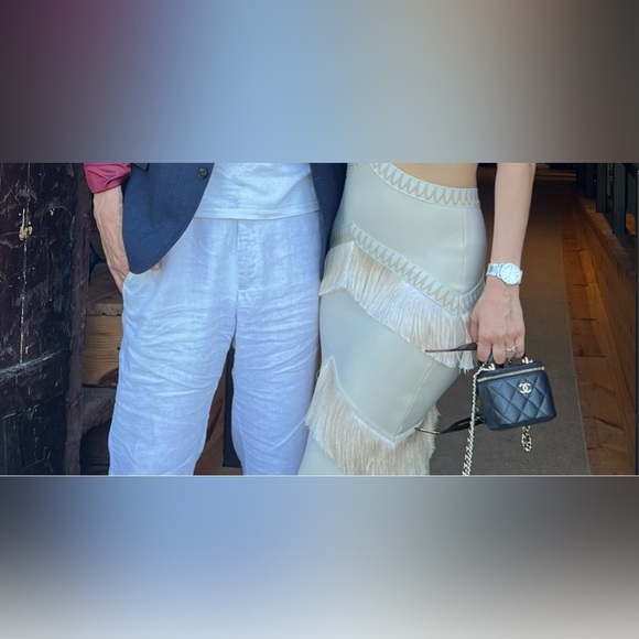 Authentic Chanel 2021 Lambskin Leather Mini Vanity Case, Box/Authenticity card - Picture 9 of 10